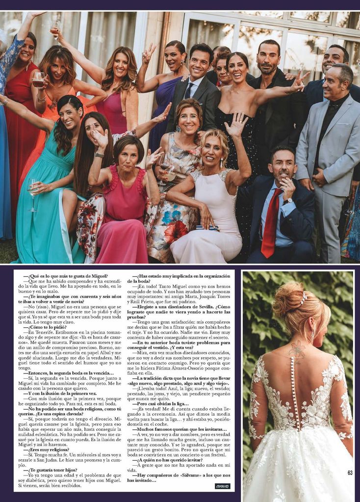 JPG PDF. HOLA3909. 3 julio 2019 .Boda de Belén Esteban.