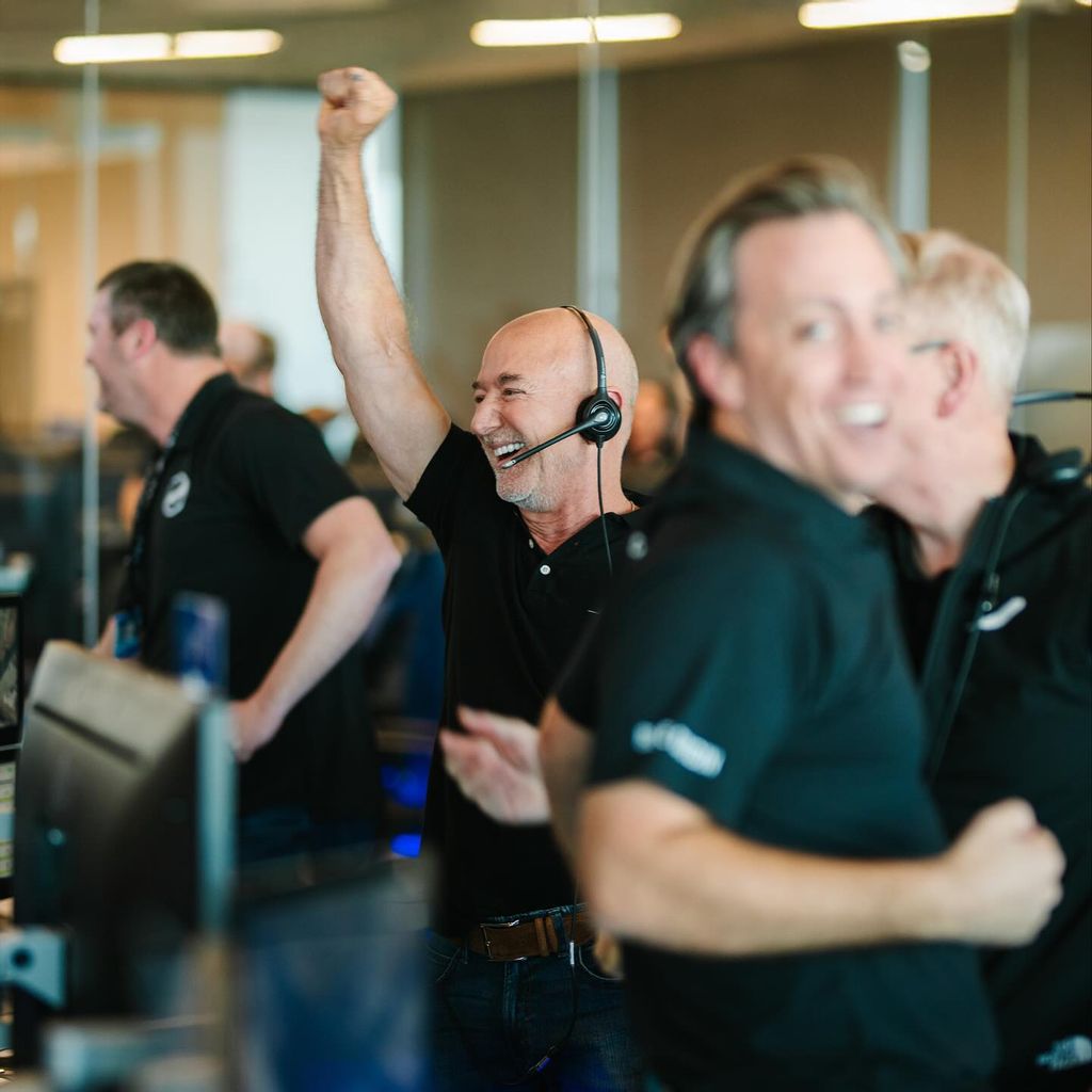 Lauren Sánchez felicitó no solo a su esposo, sino a todo el equipo de Blue Origin.