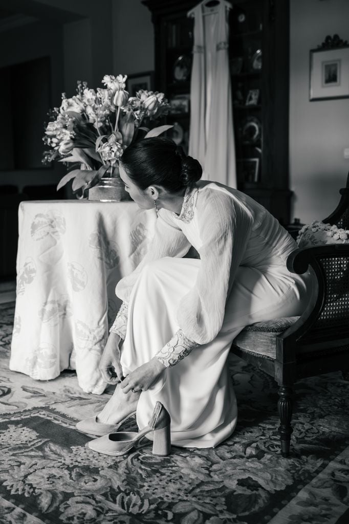 Zapatos de novia boda febrero