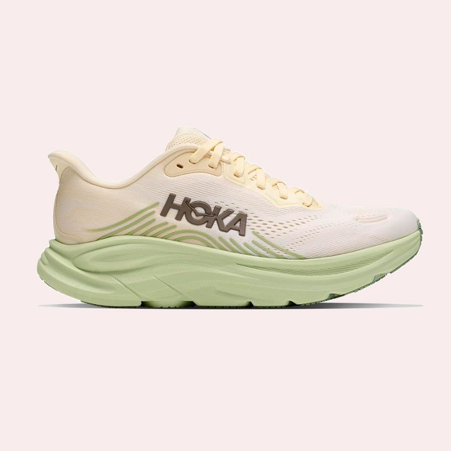 Zapatillas de running de mujer CLIFTON 11 HOKA - Blanco hielo