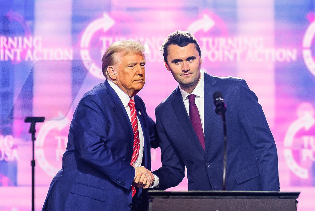 Donald Trump, en imagen con Charlie Kirk