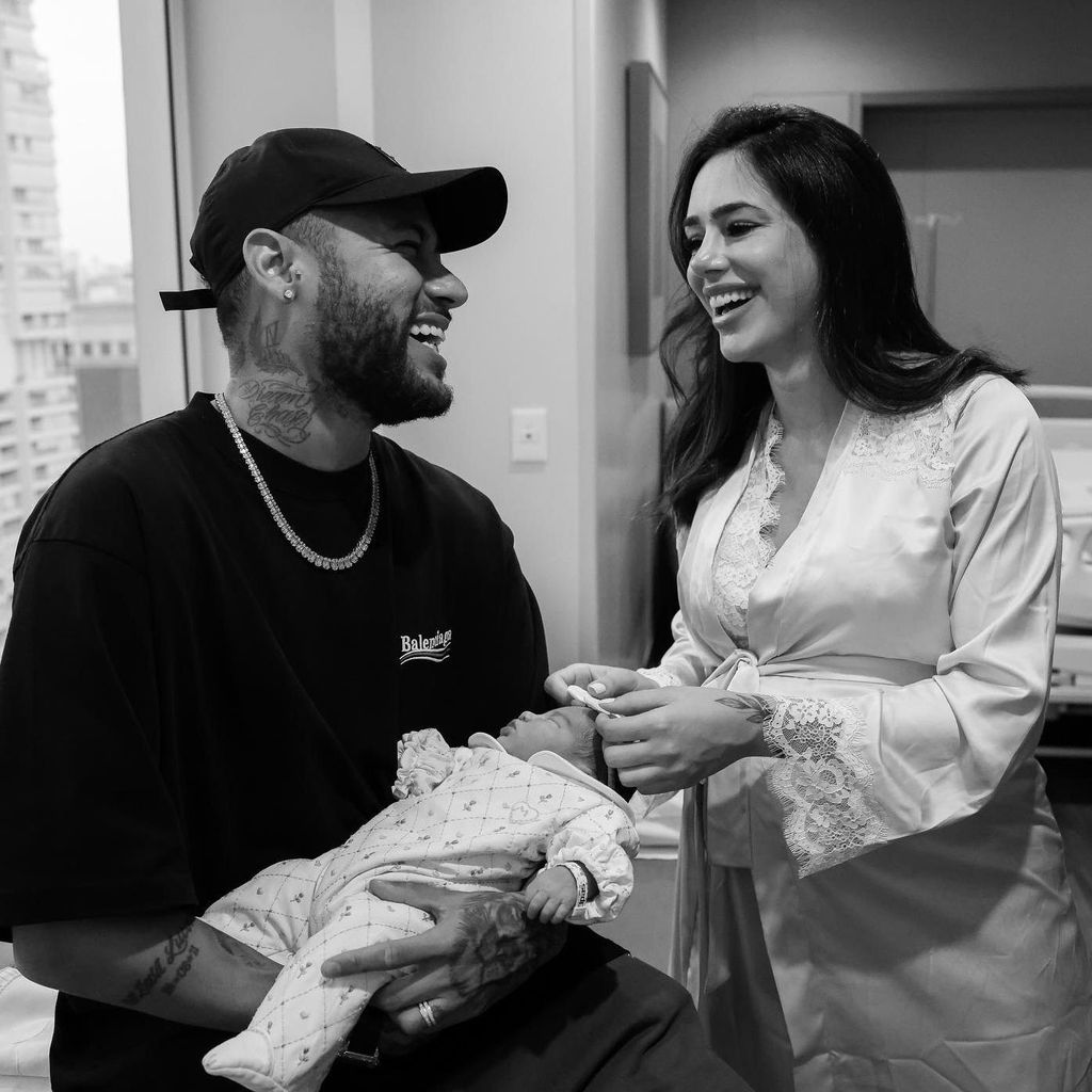 Neymar Jr, Bruna Biancardi y su bebé