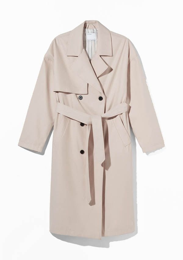 gabardina bershka