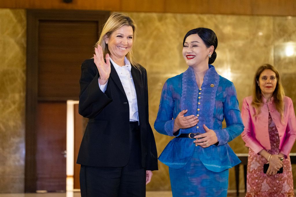 La reina Máxima de Holanda en su visita oficial a Indonesia.