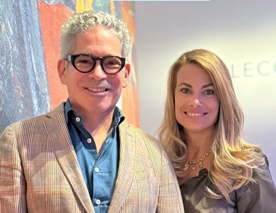 Carla y Boris Izaguirre en el Museo Thyssen-Bonemisza este lunes