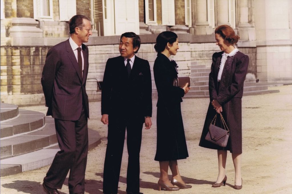 La familia real belga y la familia imperial japonesa mantienen una estrecha relación institucional y personal desde hace décadas