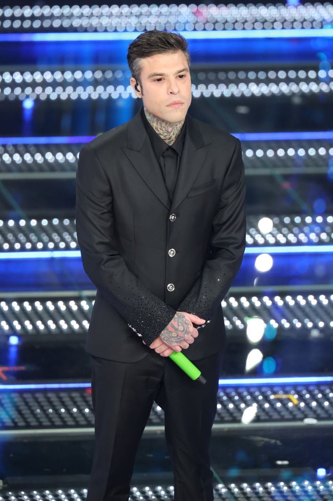 Fedez en el Festival de San Remo 2025
