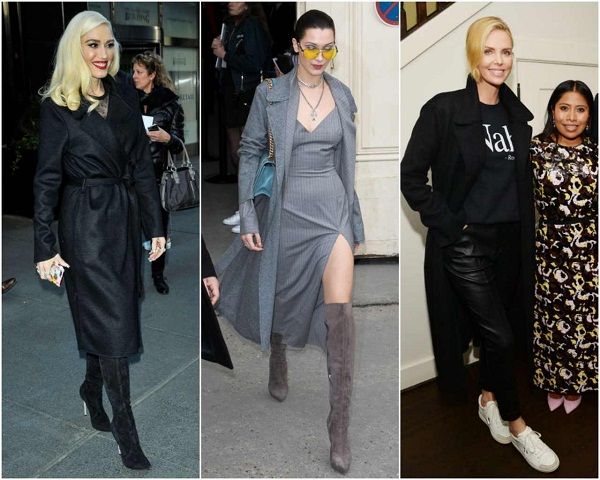  Gwen Stefani, Bella Hadid y Charlize Theron con bathrobes