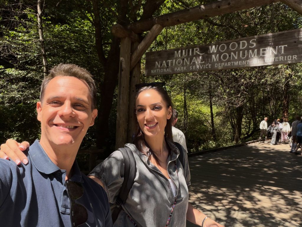 Christian Gálvez y Patricia Pardo en su viaje por Estados Unidos