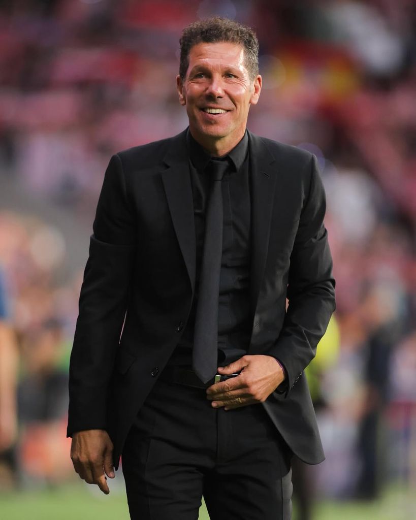 Diego Simeone en una imagen compartida por el Atlético de Madrid en su perfil de Instagram.