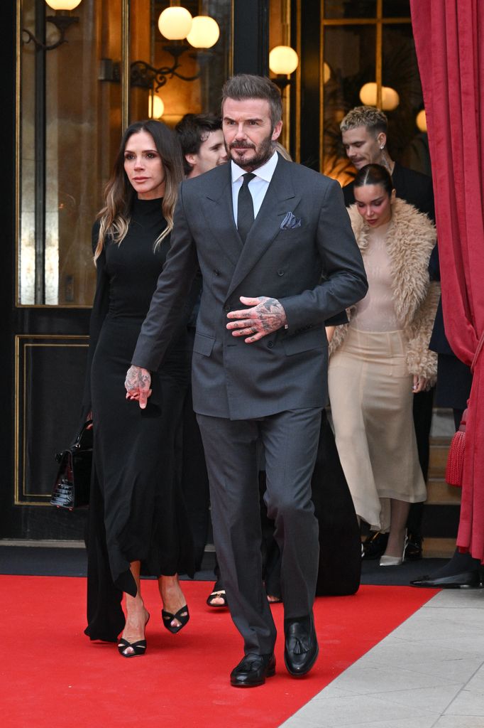 Los Beckham al completo en la Semana de la Moda Masculina de París