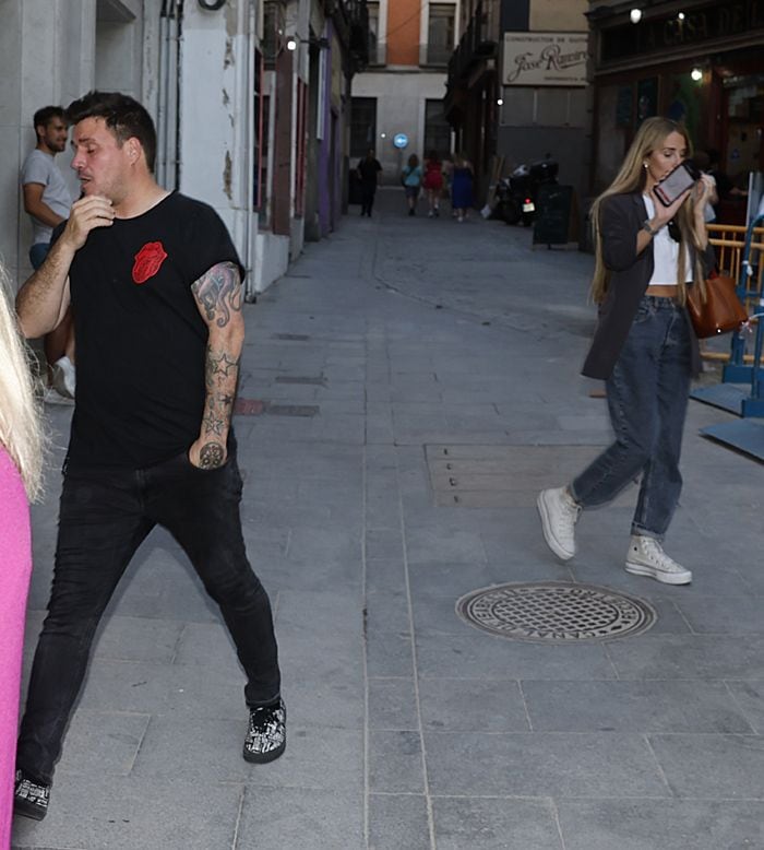Dani Martín con su novia