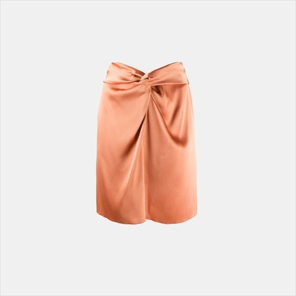 falda coral lazo