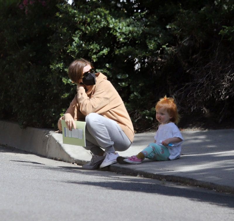 Kate Mara con su hija