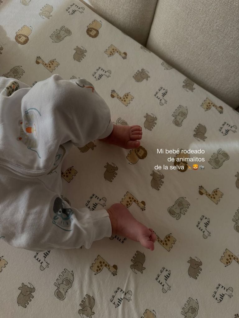 Y nos dejó ver la habitación de su bebé