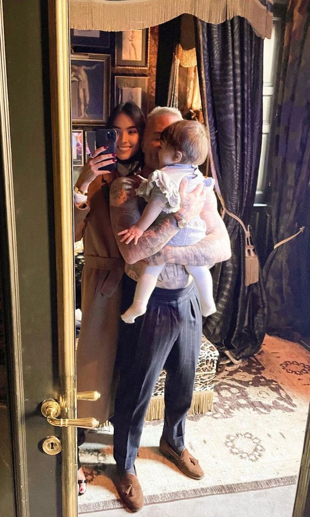 Gianluca Vacchi, Sharon Fonseca y su hija Blu
