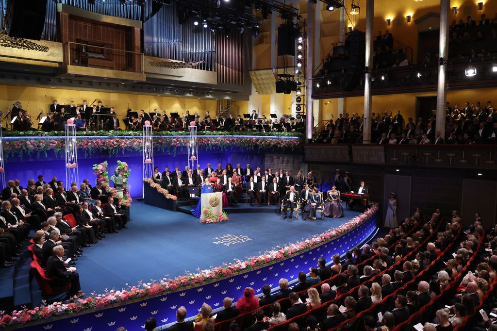 Una imagen de la ceremonia de entrega de los Premios Nobel 2024