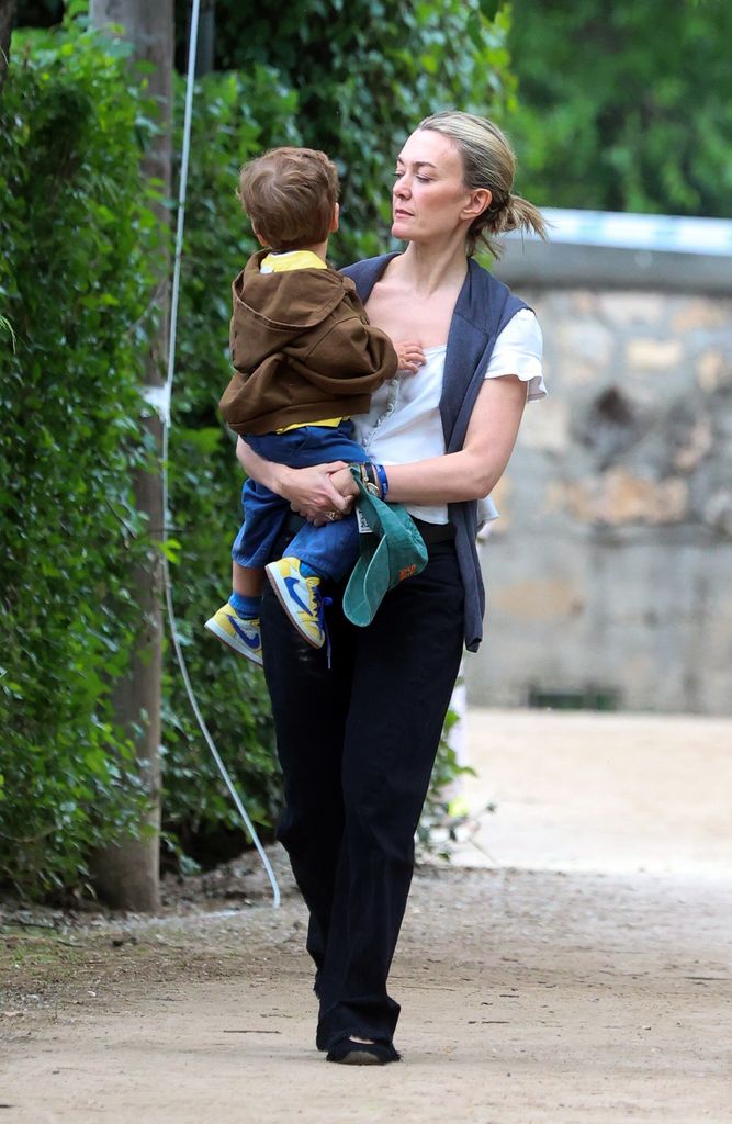 Marta Ortega y su hijo Manuel en el Longines Global Champions Tour 2026