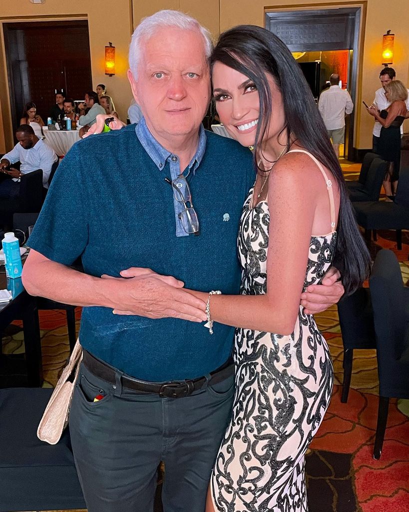 Joanna Vega-Biestro y su papá