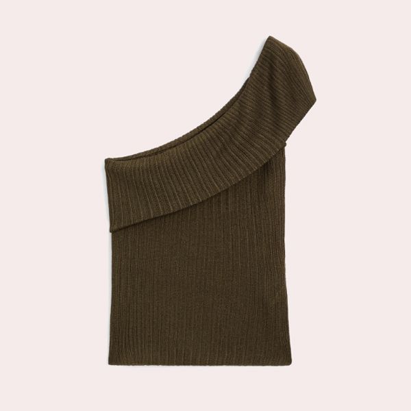 TOP CANALÉ ESCOTE ASIMÉTRICO MASSIMO DUTTI