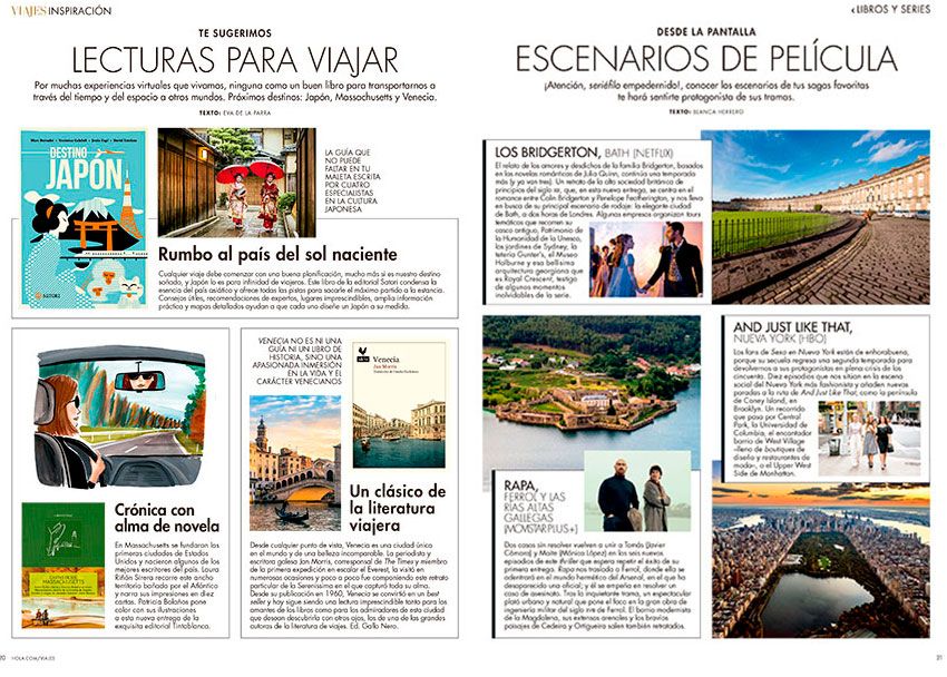 Páginas del especial ¡HOLA! Viajes verano 2023: a la venta en los quioscos