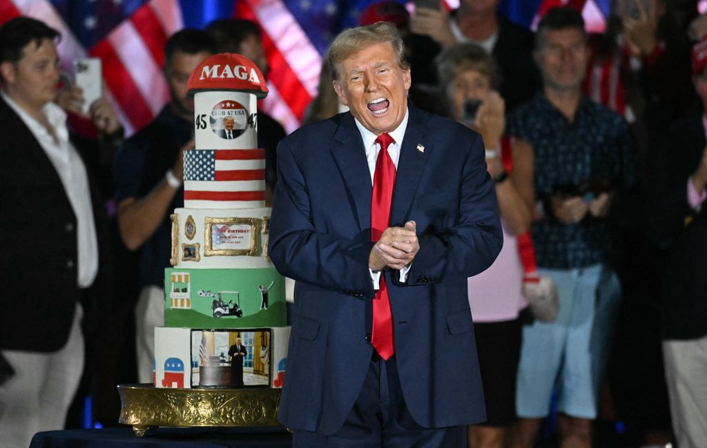 Donald Trump en una fotografia