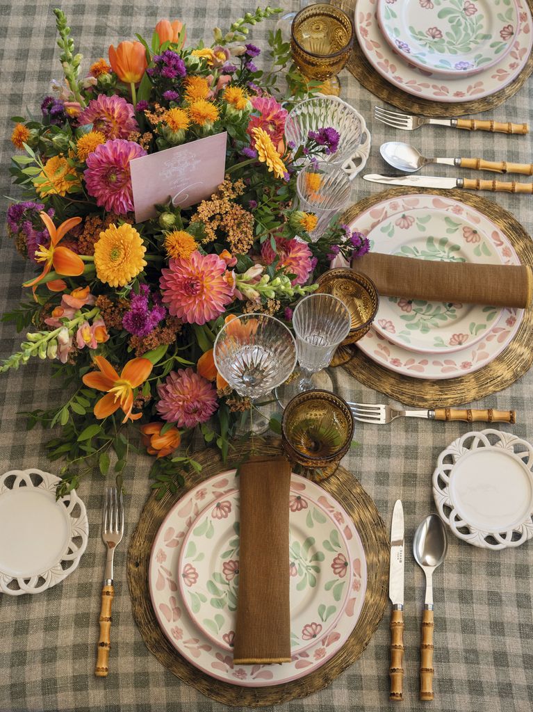 Mesa de boda decoración 