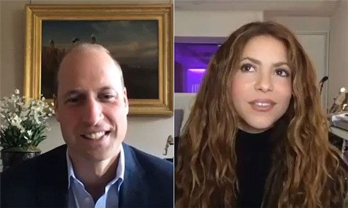 Shakira y el príncipe Guillermo hablan sobre el medioambiente