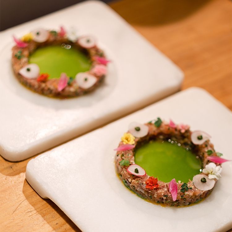 Plato La Tiara, de encurtidos