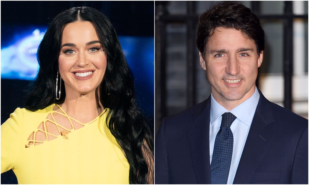 Katy Perry y Justin Trudeau.
