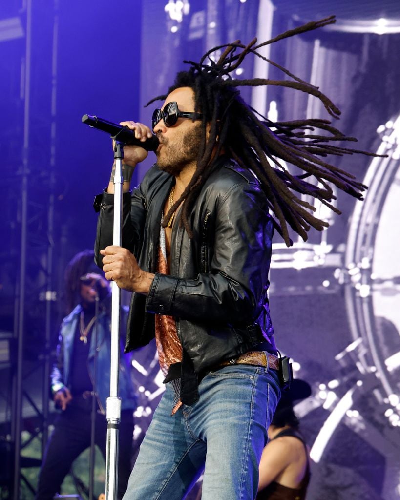 Una fan le arrancó cuatro rastas a Lenny Kravitz durante una presentación en Brisbane, Australia.