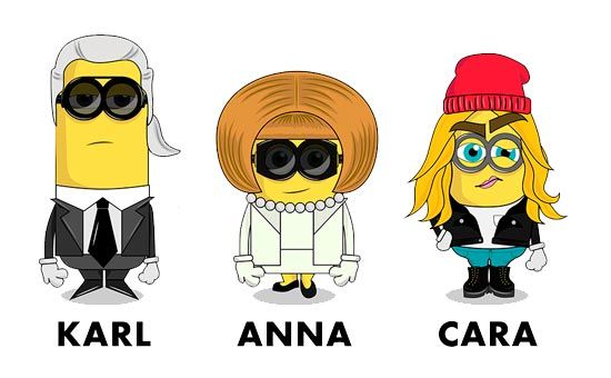 'Minionista' Karl Lagerfeld.
