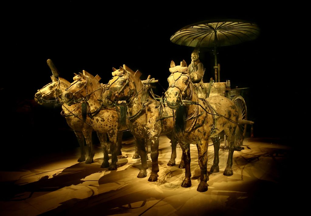 Guerreros de terracota de la ciudad de Xian, capital de la provincia de Shaanxi, China