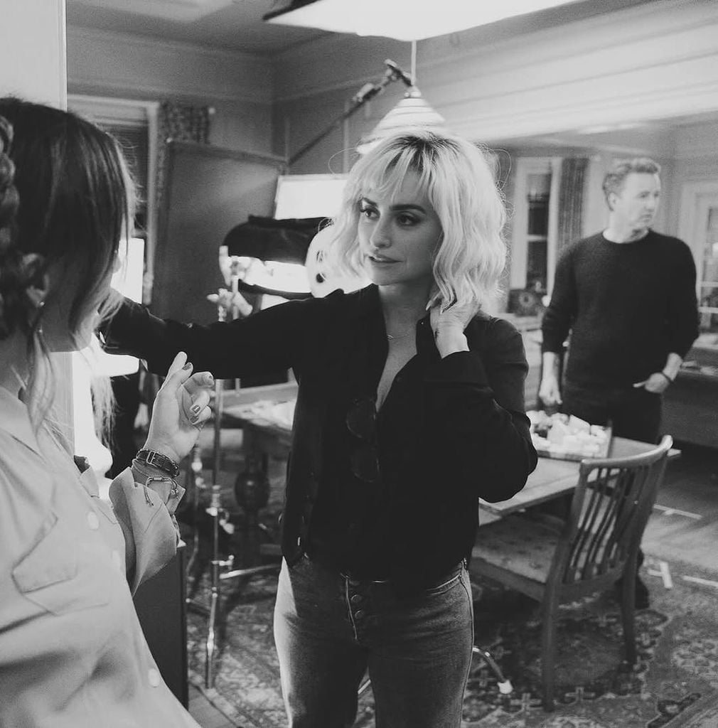 Penélope Cruz, durante el rodaje de la película