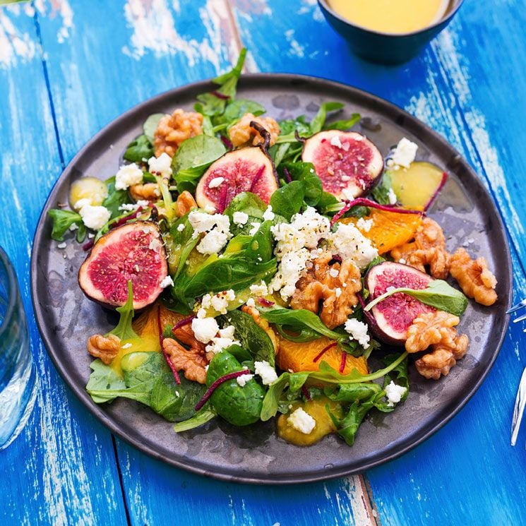 Ensalada de brevas con naranja