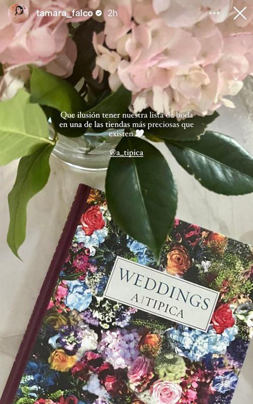 Lista de boda de Tamara Falcó e Íñigo Onieva
