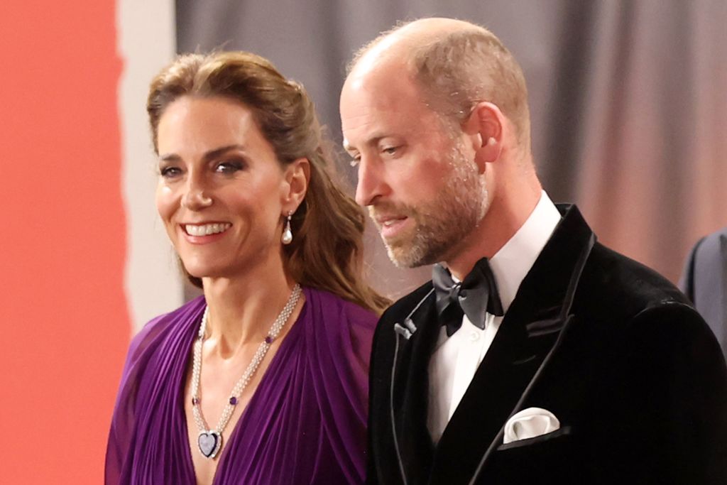 La princesa Kate y el príncipe William en el estreno mundial de 'Digger', en Londres.