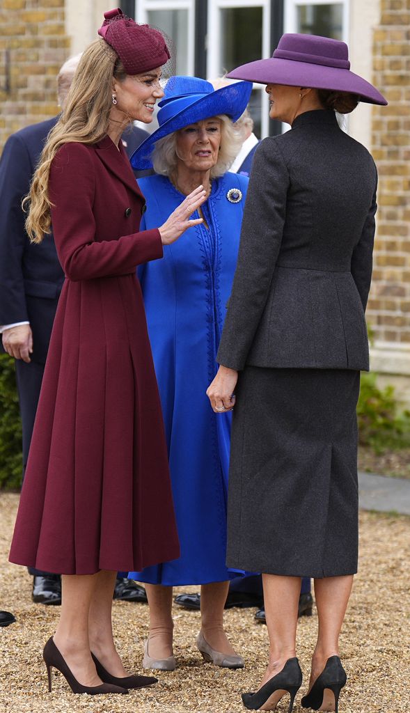 Melania Trump, Kate Middleton y Camilla. 
