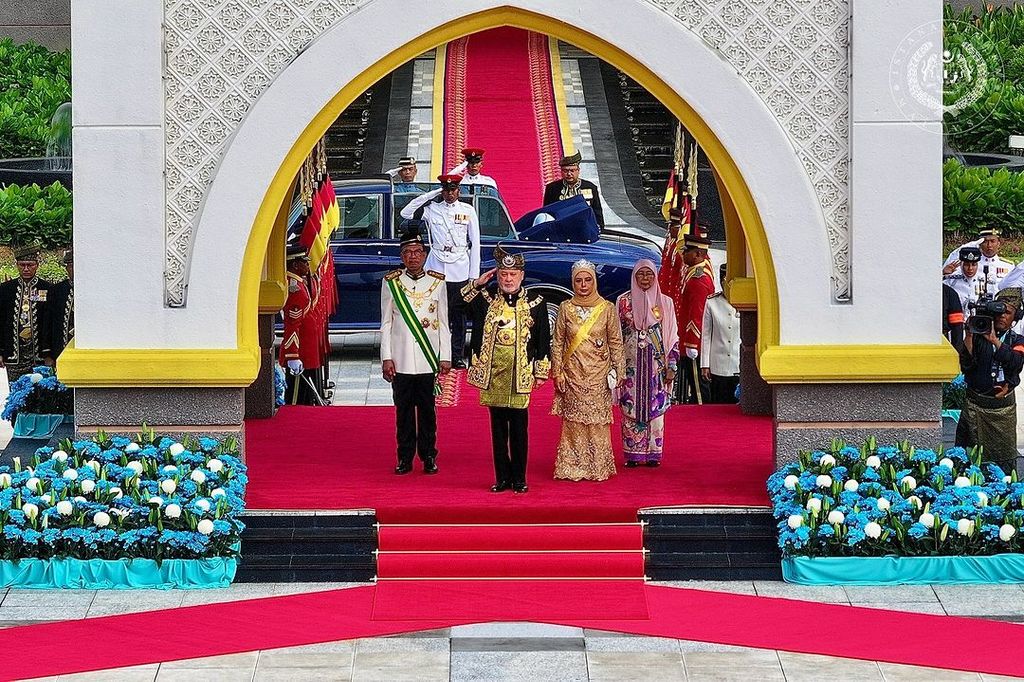 Coronación rey de Malasia. Julio 2024