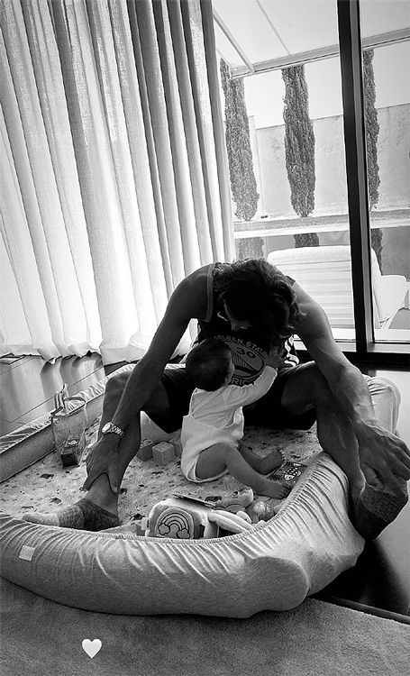 feliciano lopez con su hijo Darío