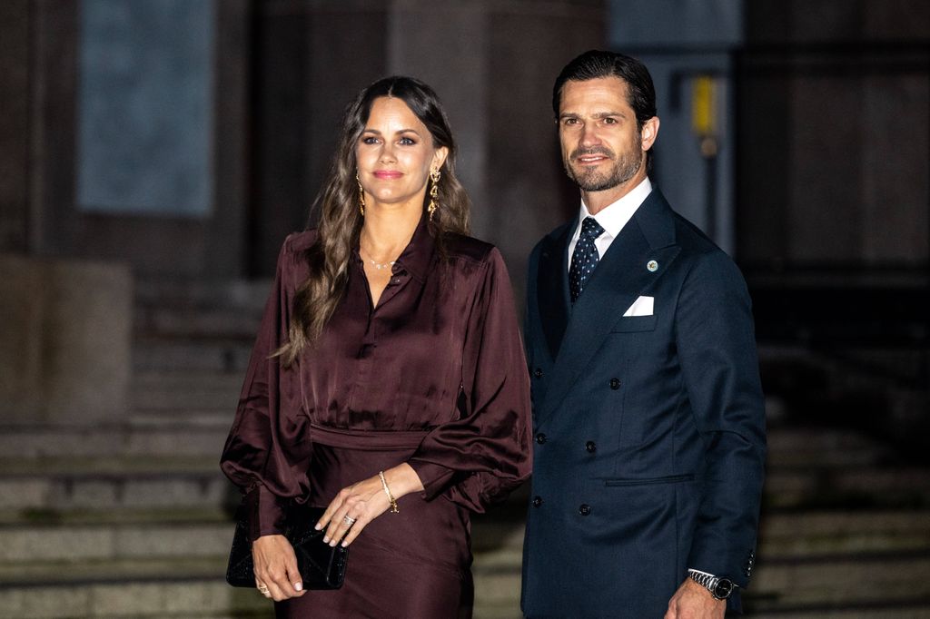 Los príncipes Carlos Felipe y Sofía de Suecia