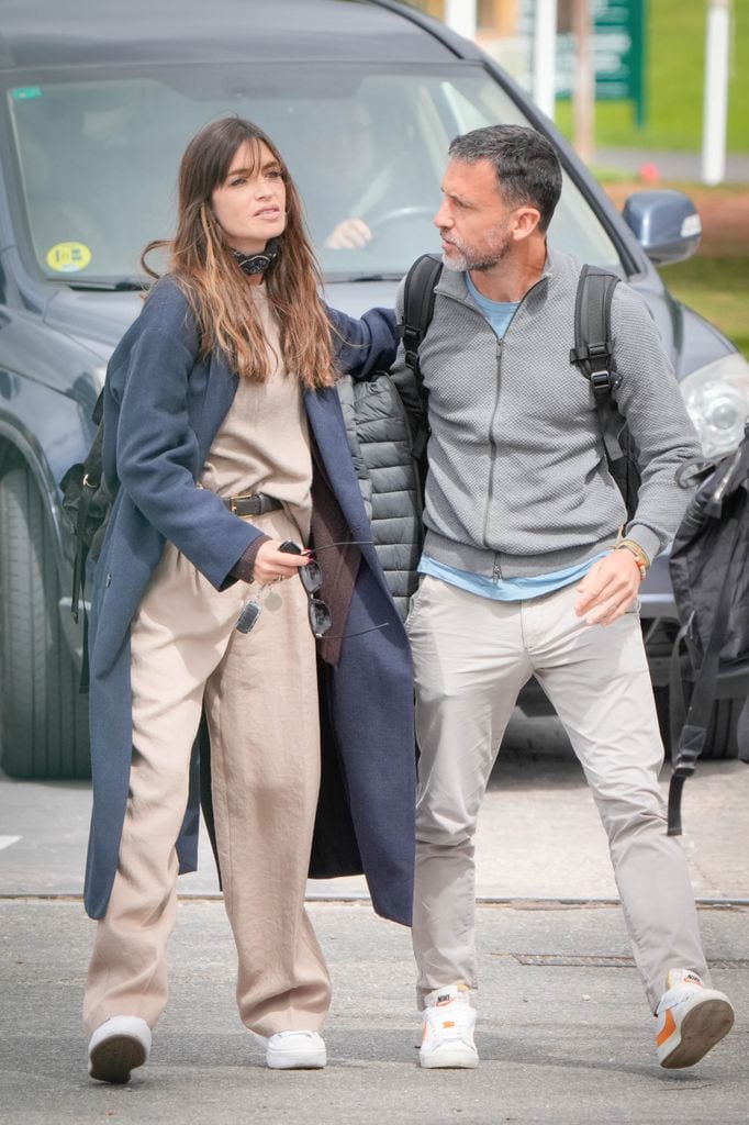 Sara Carbonero acude al partido de sus hijos junto a José Luis Cabrera a 19 de Abril de 2025 en Madrid (España)