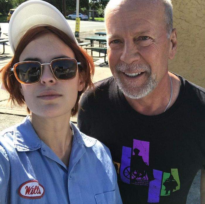 Bruce Willis con su hija Tallulah