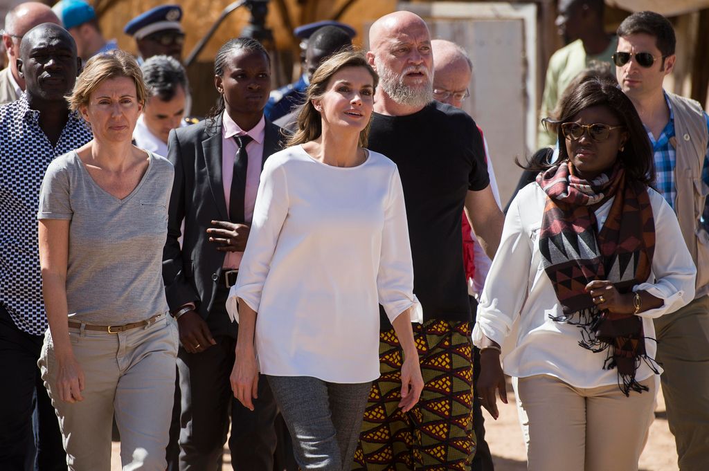 Doña Letizia en Senegal en 2017