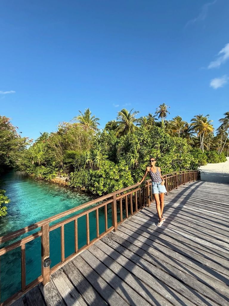 La maleta de Ana Boyer en sus impresionantes vacaciones en Maldivas