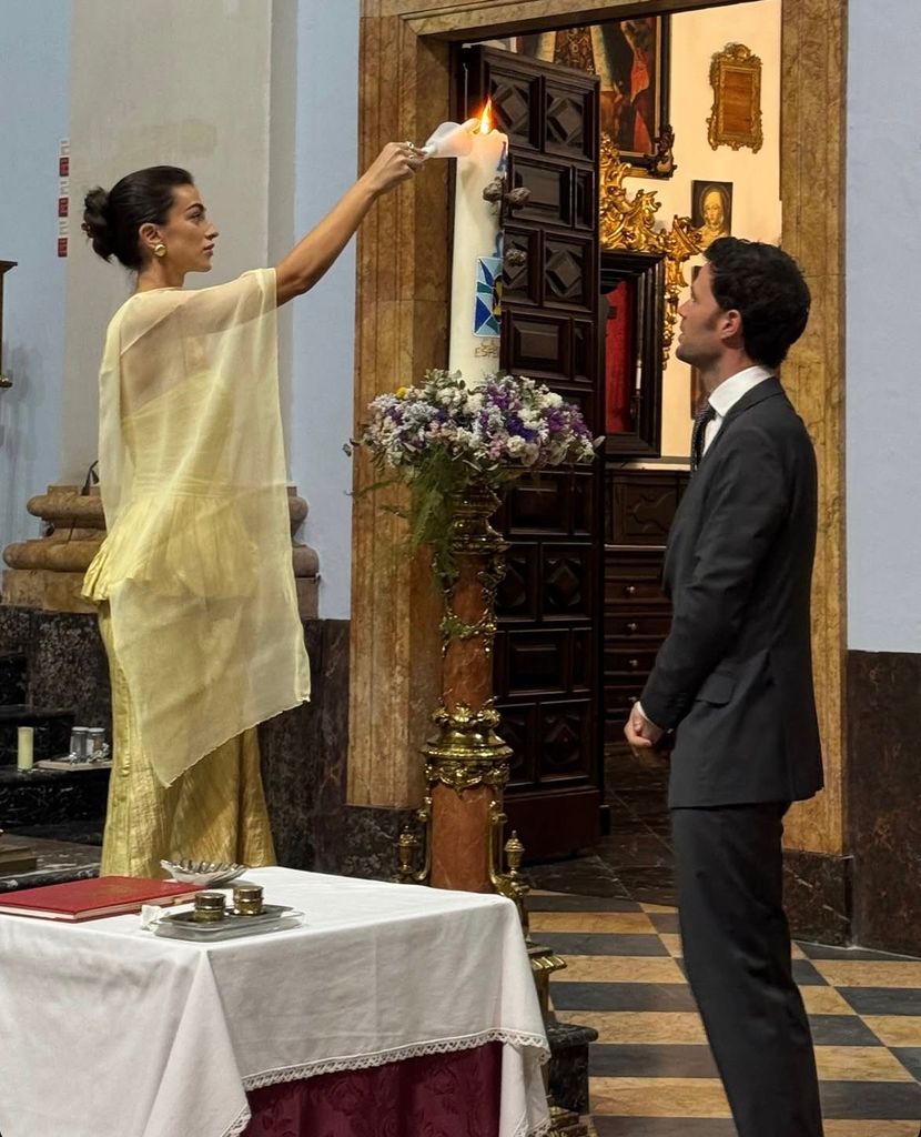 Meri Lozano, madrina de su sobrina Martina