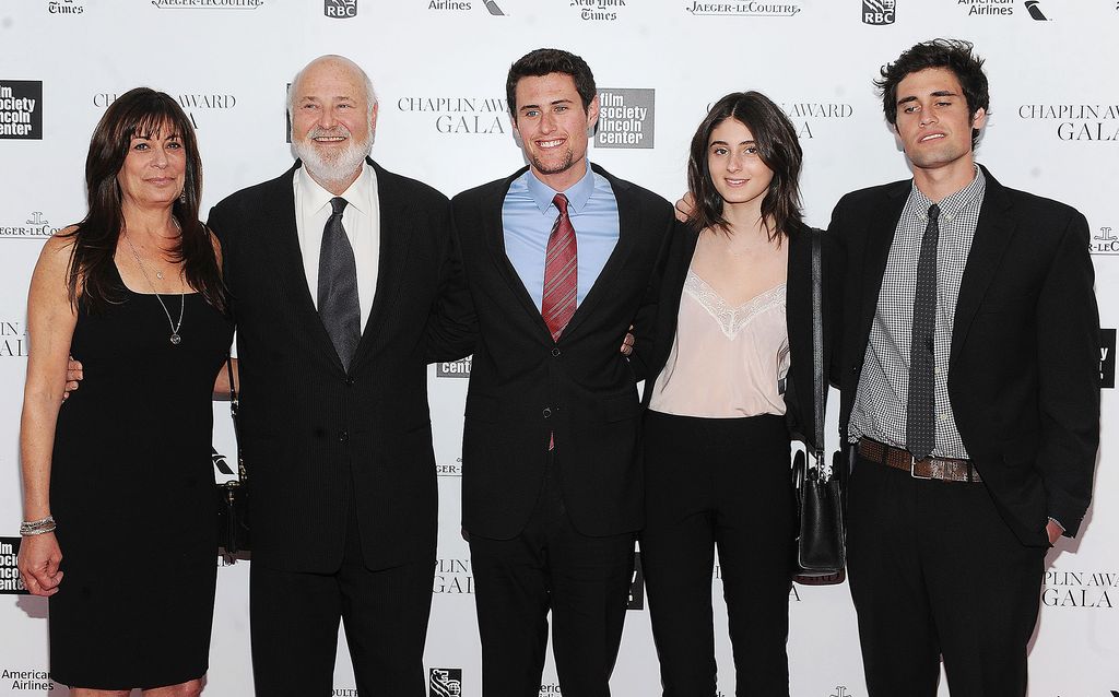 Rob y Michele Reiner con sus hijos: Jake, Romy y Nick