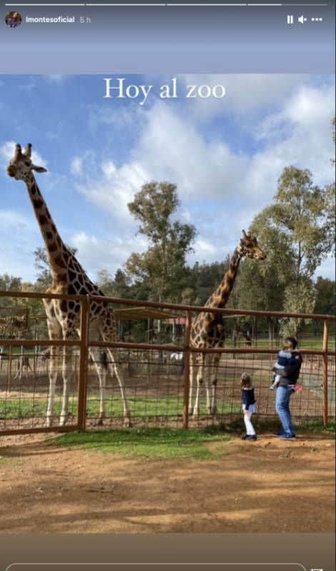 Lourdes Montes, día de zoo en familia