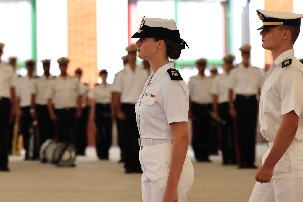 Leonor en la Escuela Naval de Marín