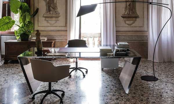Tanto si lo integras en una estancia como si lo ubicas en una habitación, lo ideal es que se trate siempre de un sitio con luz natural y, a ser posible, con vistas. Propuesta de Cattelan Italia (cattelanitalia.com).

